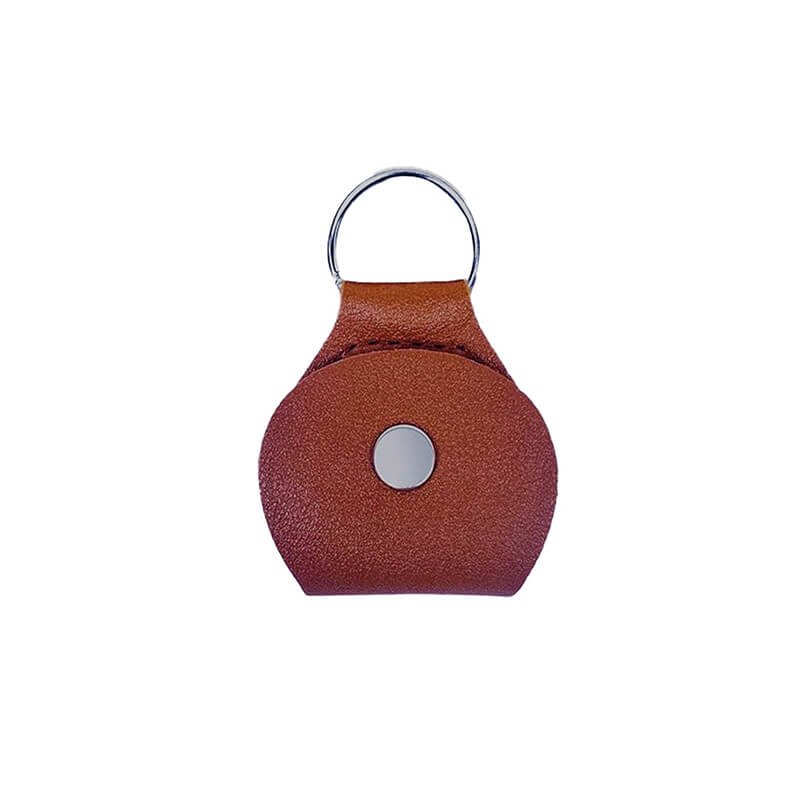 Forma de bolso llaveros de cuero hombre