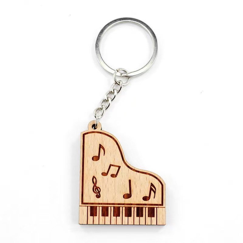 Llavero De Madera Piano
