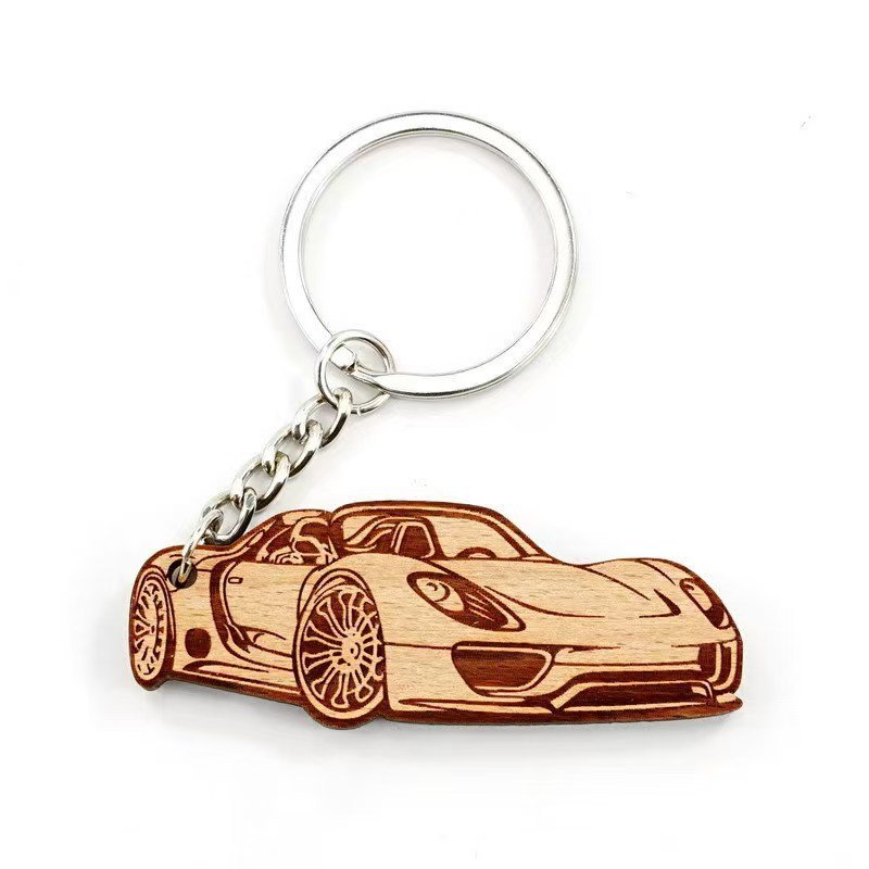 Llavero Madera Coche