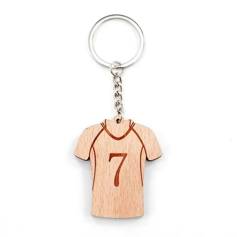 Llavero de madera jersey