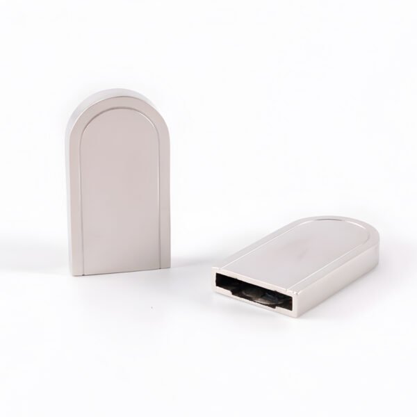 Notebook With Semi-Round Metal USB Flash Drive - Image 4