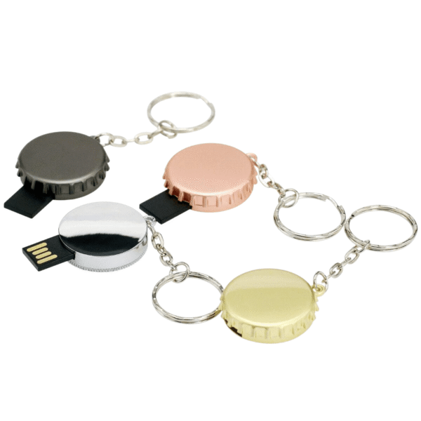 Aluminum Alloy Bottle Cap USB Drive