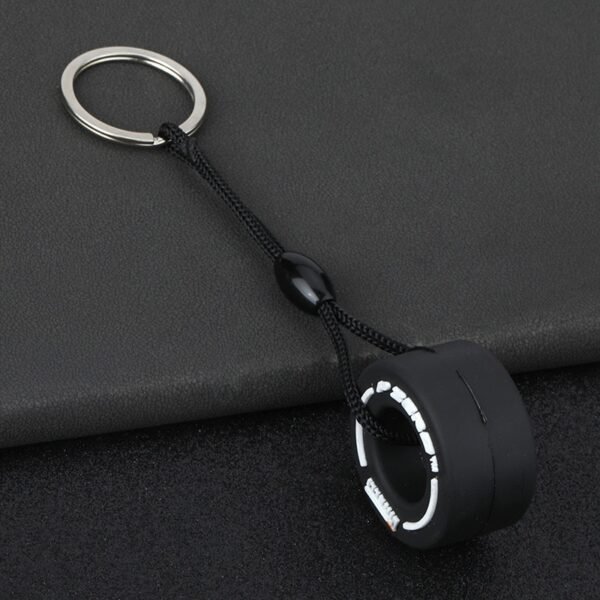 Car Tire PVC Key Fob