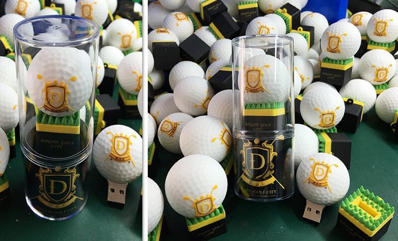 Corporate Golf USB Flash Drive Printing