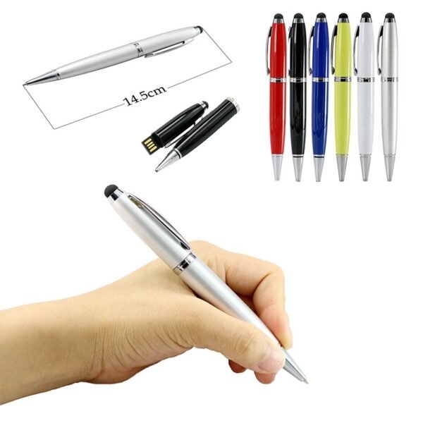 Custom Metal Stylus Pen USB Flash Drive - Image 2