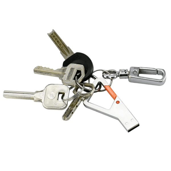 Triangle Metal Carabiner USB Drive - Image 3