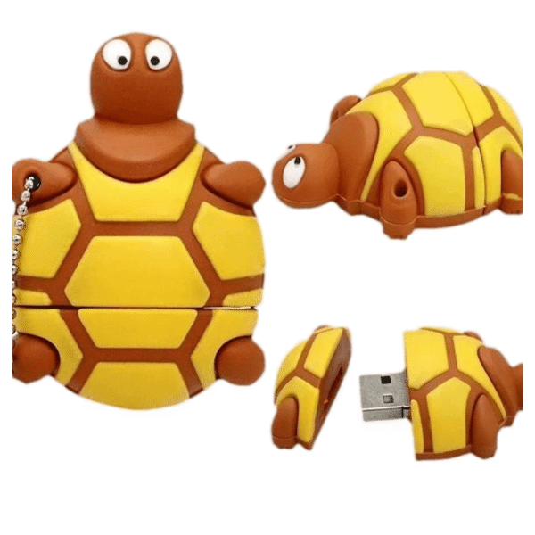 PVC Cartoon Turtle USB Flash Drive - Image 3