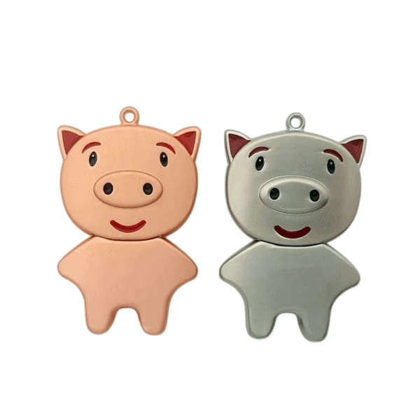 Metal Pig  shaped USB Flash Drive - Image 4