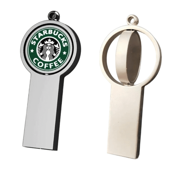 Metal Round Rotating USB Flash Drive