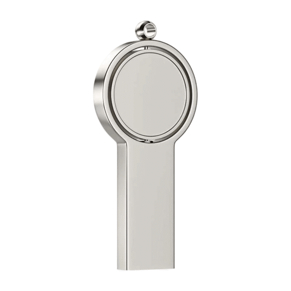 Metal Round Rotating USB Flash Drive - Image 2
