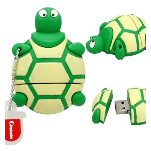 PVC Cartoon Turtle USB Flash Drive - Image 2