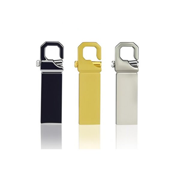 HP 750W Metal USB Flash Drive With Keychain - Image 2