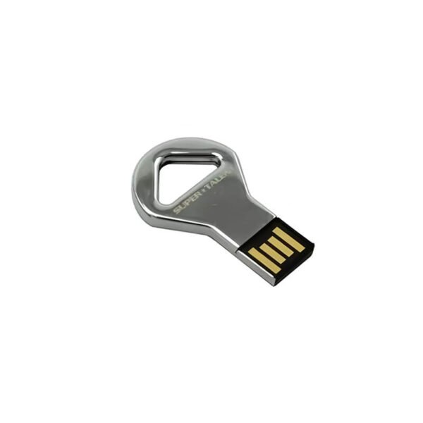 Half-moon Triangle Hole Metal Key USB Drive - Image 3