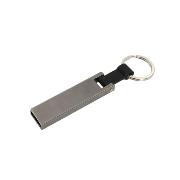 Long Strip Metal Keychain USB Flash Drive - Image 3