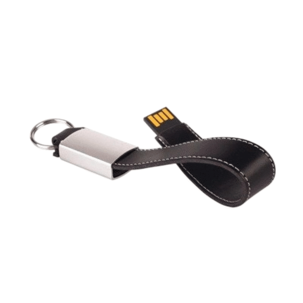 Leather Wristband Keychain USB Drive - Image 3