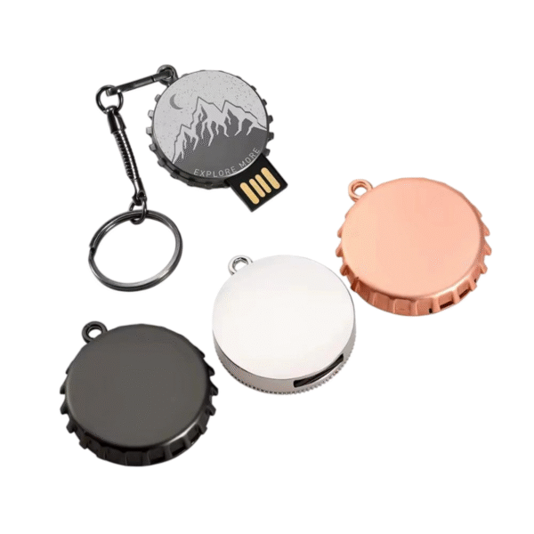 Aluminum Alloy Bottle Cap USB Drive - Image 2