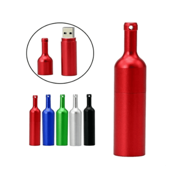 Aluminum Alloy Bottle-shaped USB Flash Drive