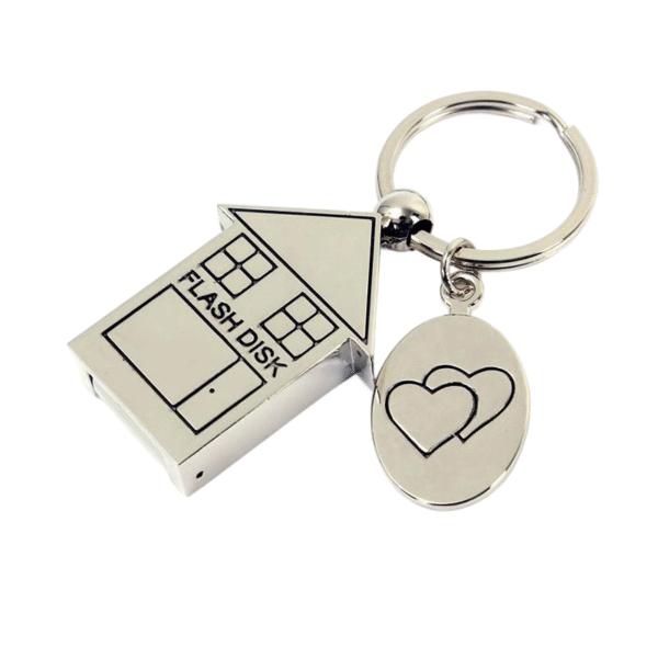 Metal House - shaped USB Flash Drive - Image 4