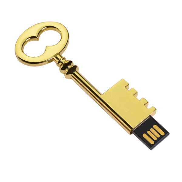 Metal Retro Key USB Flash Drive - Image 4