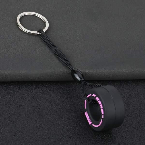 PVC Car Tire Keyring