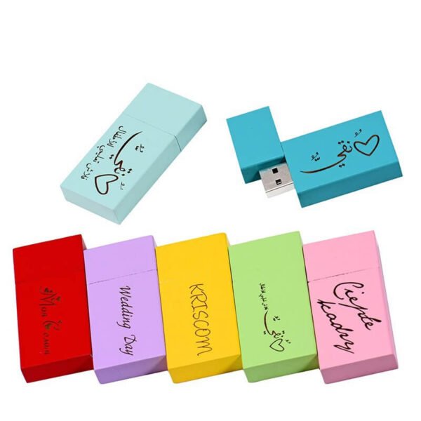 Wooden Painted USB Flash Drives