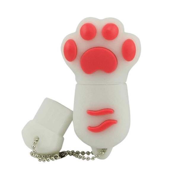 PVC Cartoon Cat Paw USB Drive - Image 4
