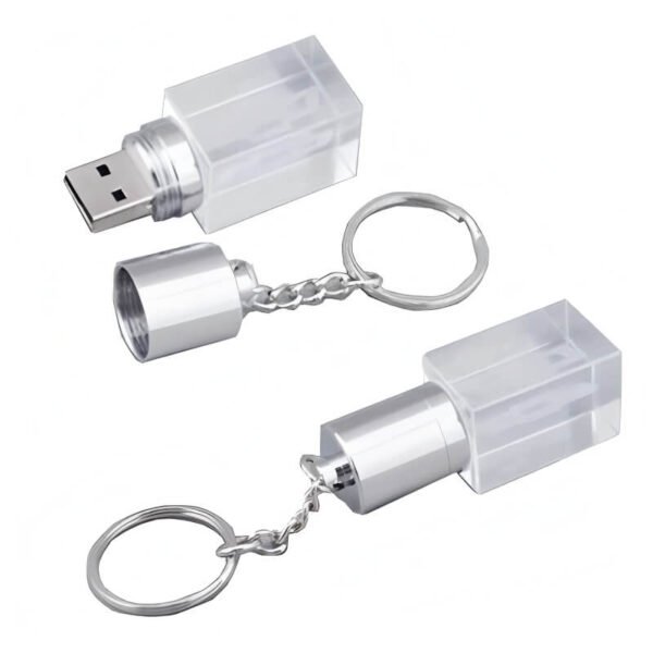 Cube-shaped Crystal USB Drive - Image 3