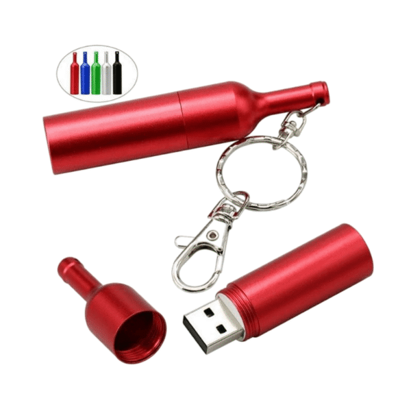 Aluminum Alloy Bottle-shaped USB Flash Drive - Image 3