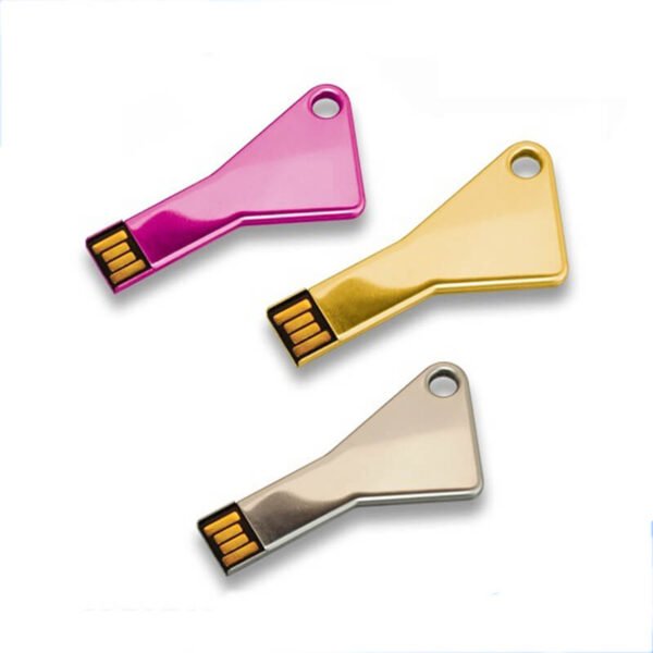 Triangular Metal Key USB Flash Drive