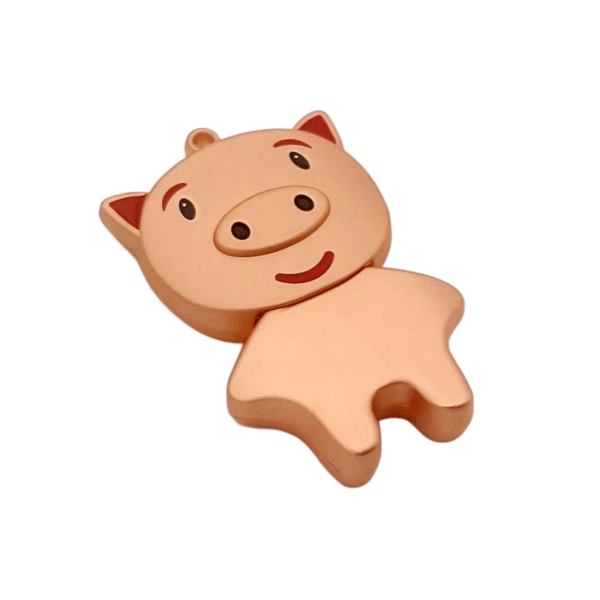 Metal Pig  shaped USB Flash Drive - Image 3