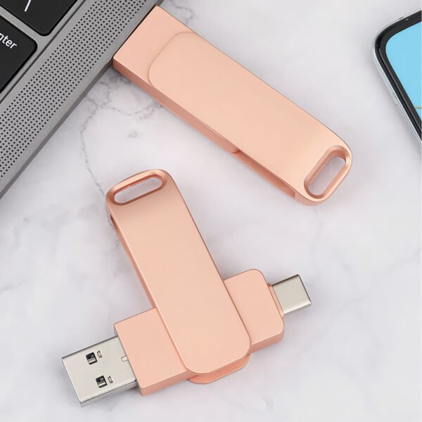 2025 Hot-Selling Metal Twist USB Type c Flash Memory - Image 4
