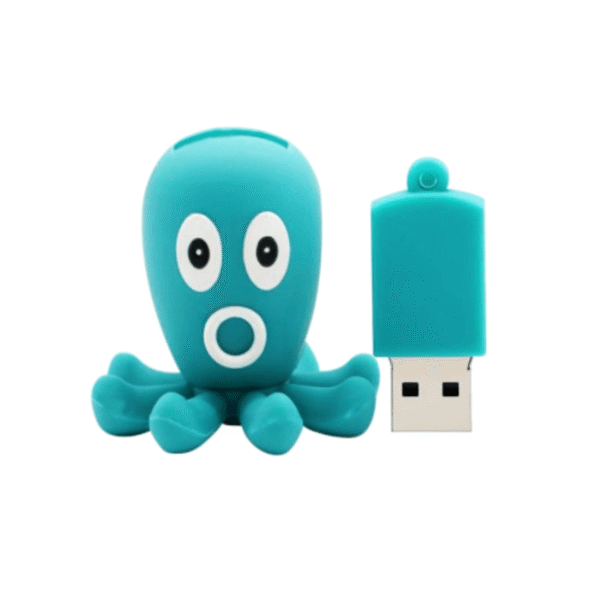 PVC Cartoon Octopus USB Flash Drive - Image 2