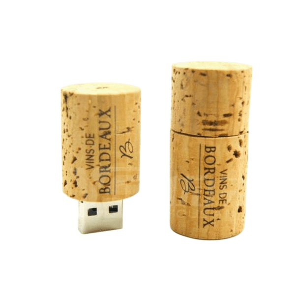 Red Wine Cork USB Drive - Image 4