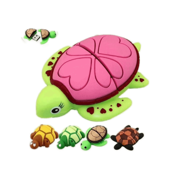PVC Cartoon Turtle USB Flash Drive