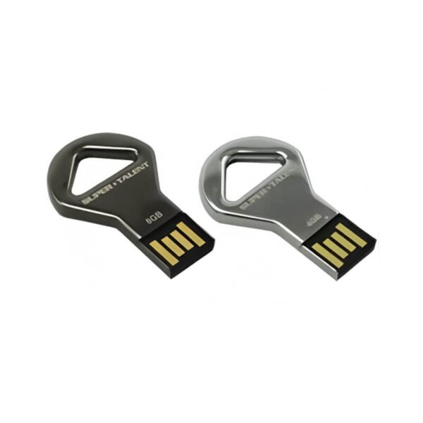 Half-moon Triangle Hole Metal Key USB Drive