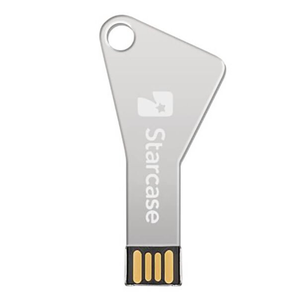 Triangular Metal Key USB Flash Drive - Image 4