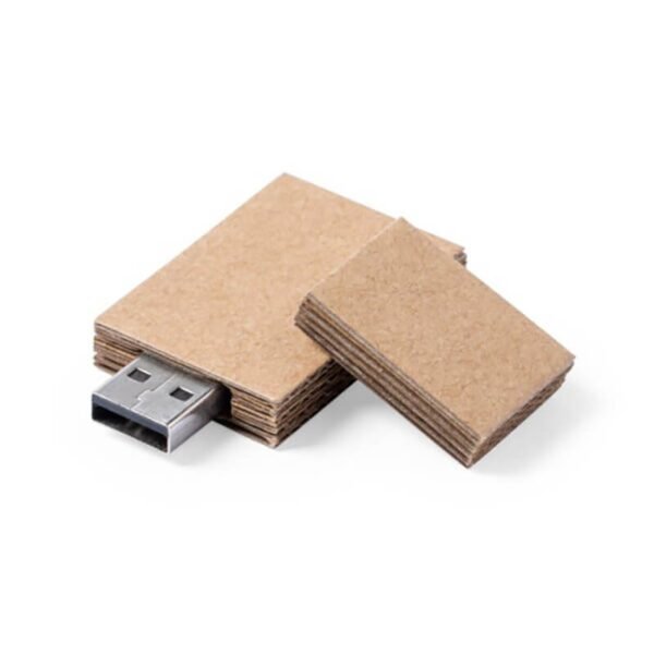 Eco-Friendly Cardboard USB Drive - Imagen 2