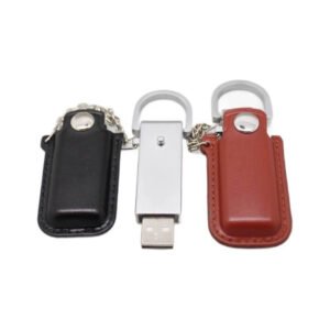 USB2.0 Keychain Leather USB Flash Drive