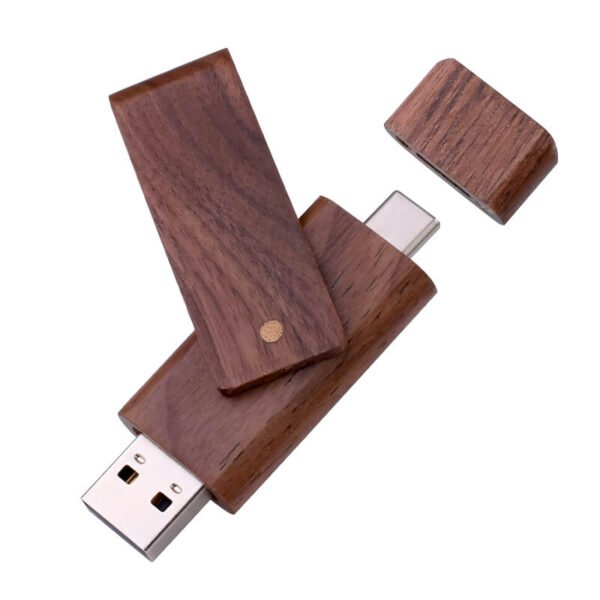 Wooden Mobile Phone USB Flash Drive - Image 2