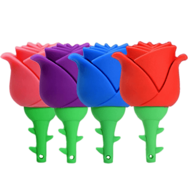 PVC Cartoon Rose USB Drive