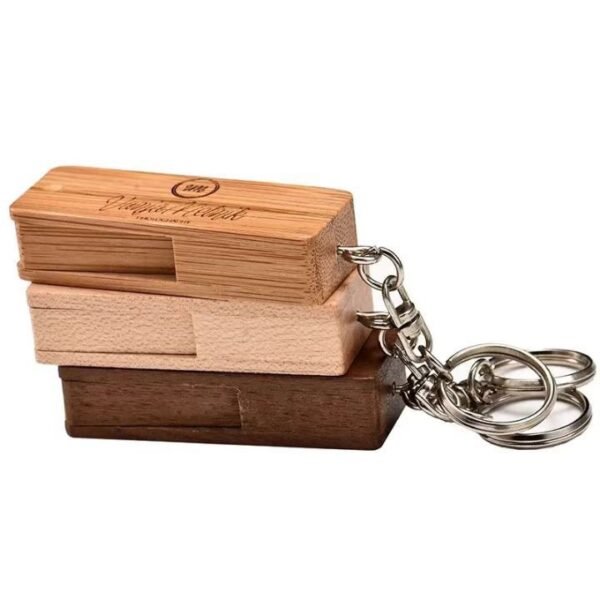 Long Strip Right-Angle Wooden USB Stick - Image 4