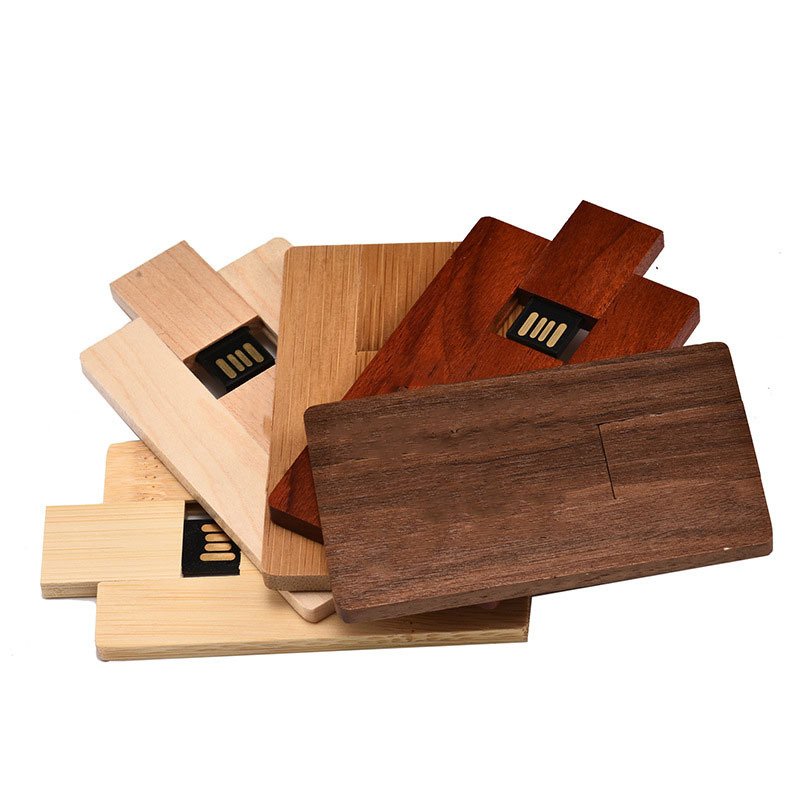 China wood card usb flash drive customized