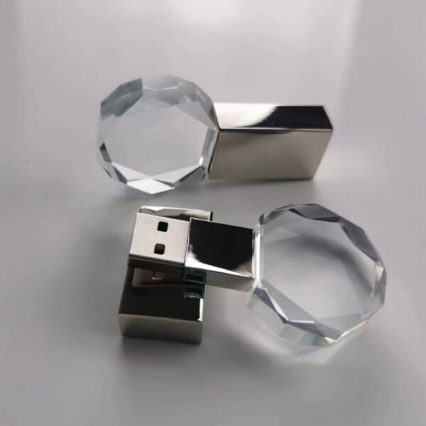 Round Crystal USB Flash Drive - Imagem 2