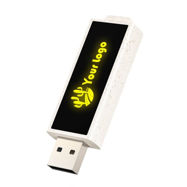 Eco-Friendly Light-Up USB Flash Drive - Imagen 4
