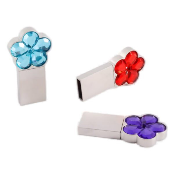 Flower Metal Notepad USB Flash Drive - Image 3