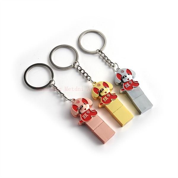 Memoria USB de metal con llavero grabado - llavero personalizado por encargo