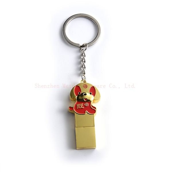 Memoria USB de metal con llavero grabado - llavero personalizado por encargo