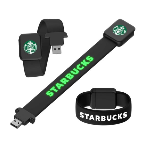 Wrist Strap USB Flash Drive with LED Logo