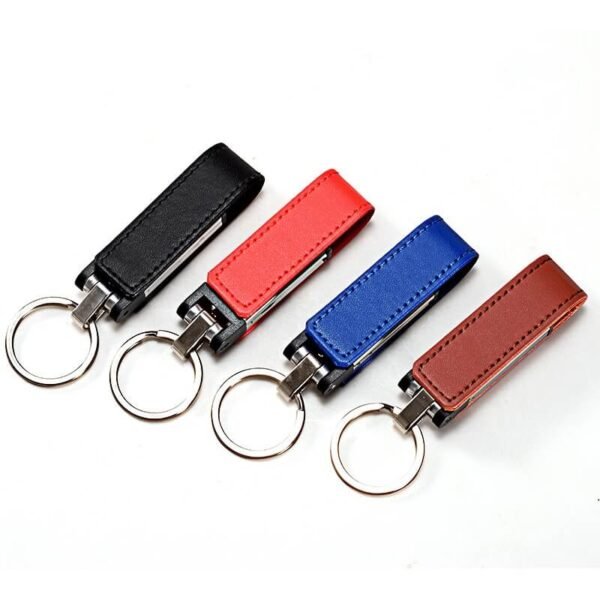 Rectangular Flip Leather USB Flash Drive - Imagem 2