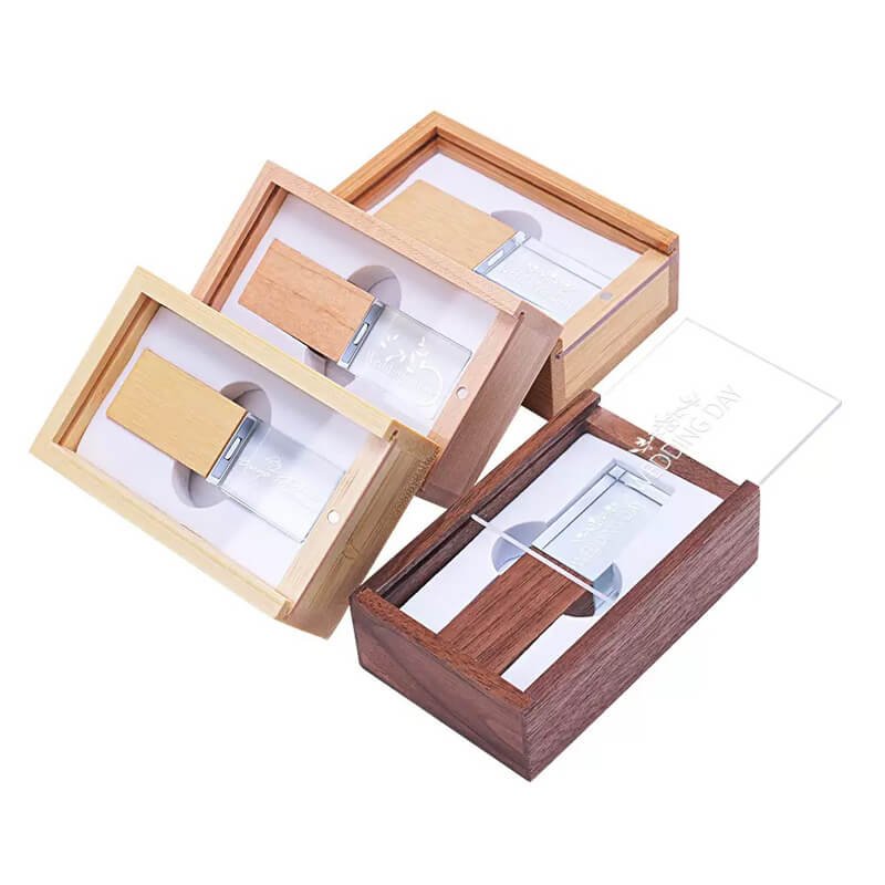 led-light-usb-drive-wooden-box